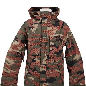 Oakley Camouflage Jacket with Orange Accents